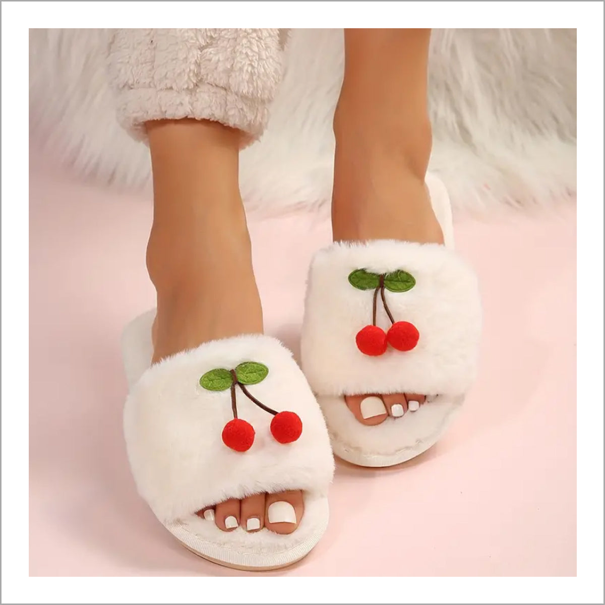 Pantuflas Cerezas